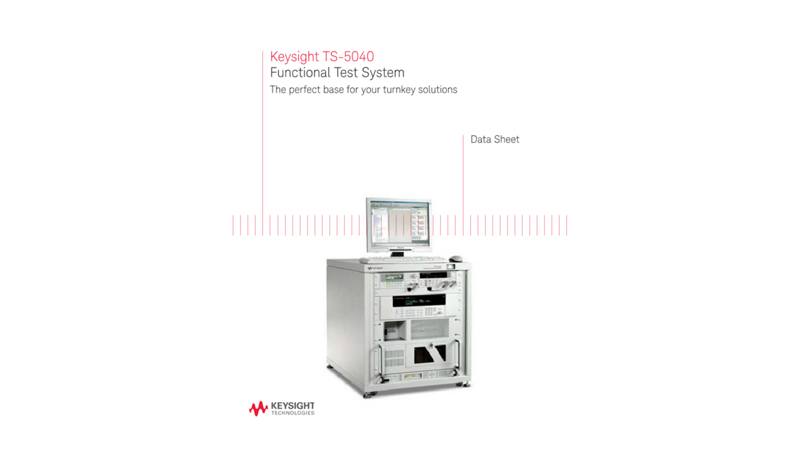 TS-5040 Functional Test System The perfect base for your turnkey solutions